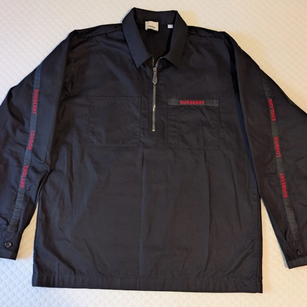 Burberry Half-Zip Shirt Jacket